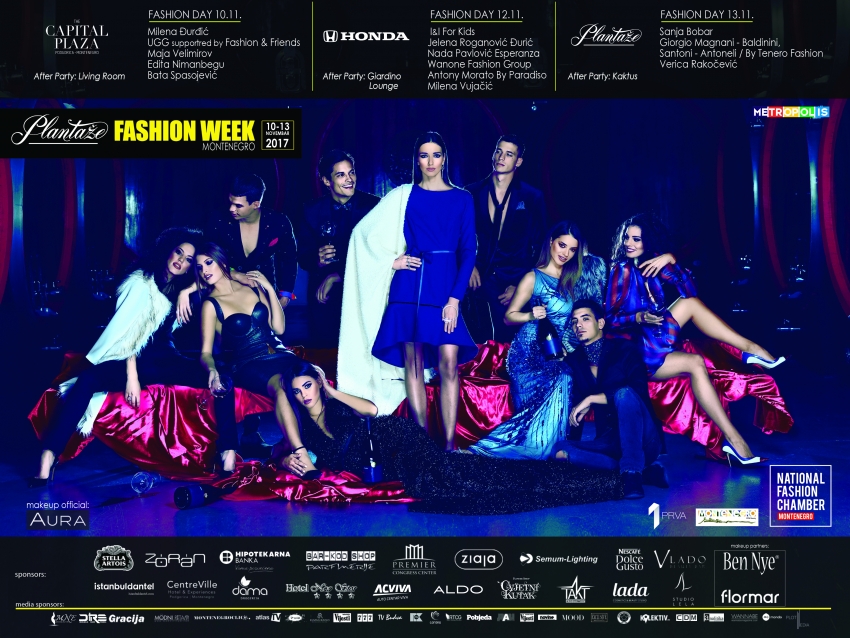 MODA: Plantaže Fashion Week Montenegro od 10. do 13. novembra