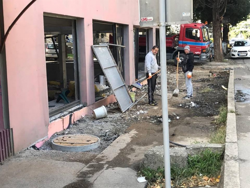 FOTO: Dinamit bačen na zgradu oca Damira Mandića, stražar nepovrijeđen