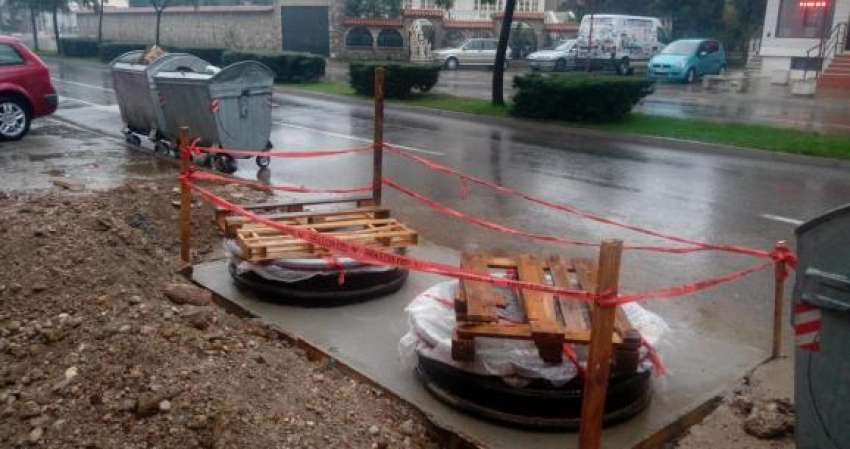Počela montaža 17 podzemnih kontejnera na više lokacija u Podgorici