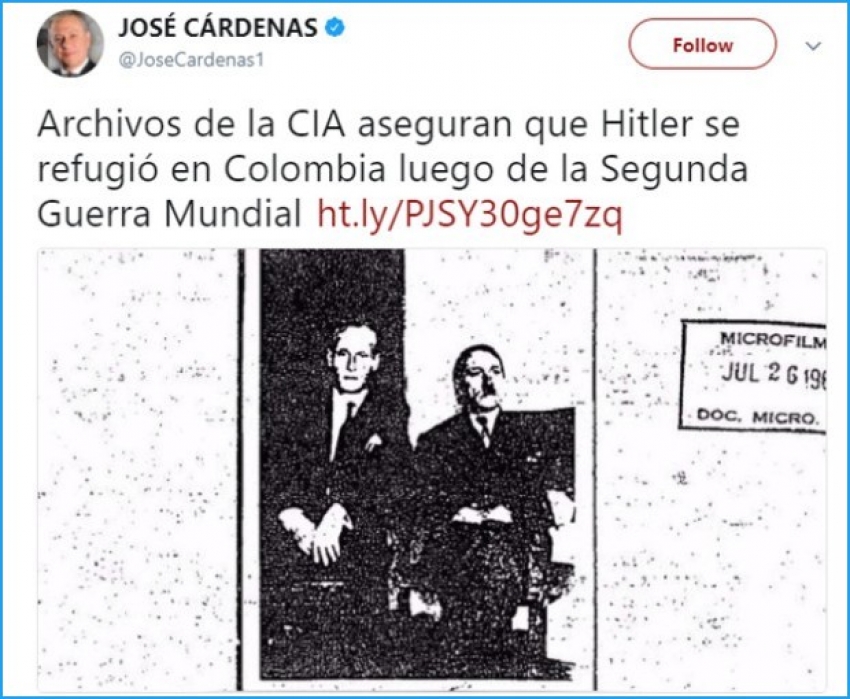 Ova fotografija je dokaz da je Hitler preživio Drugi svjetski rat?