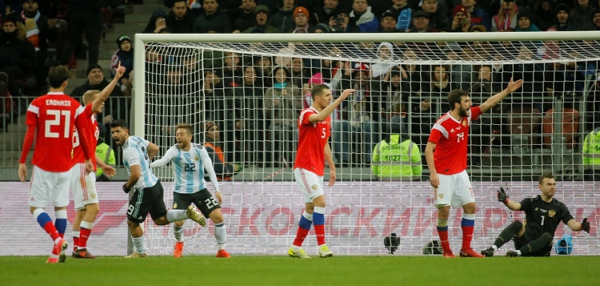 Aguero donio trijumf Argentini u Moskvi