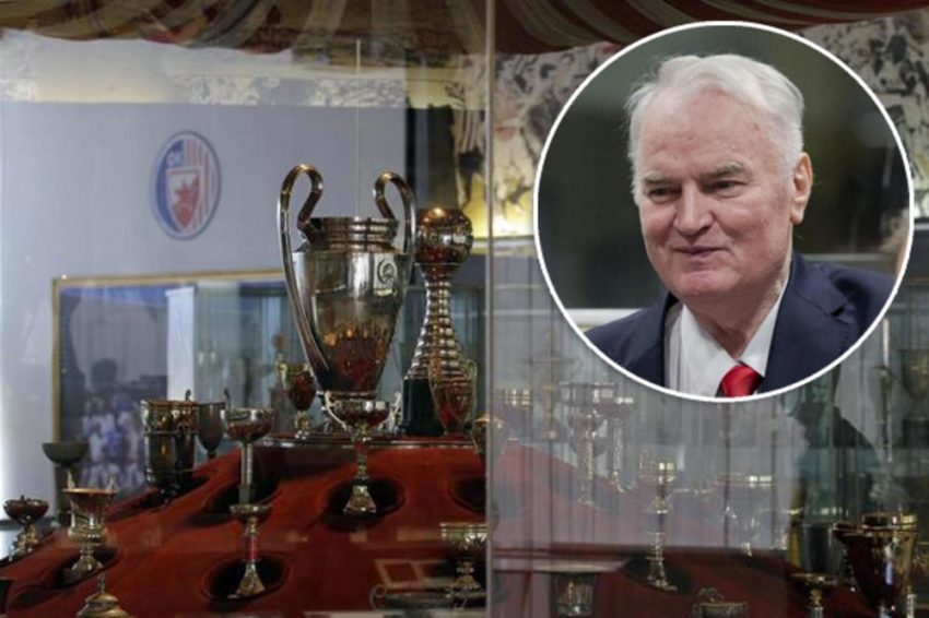 Ratko Mladić je posjetio Zvezdin muzej i priznao da navija za Partizan