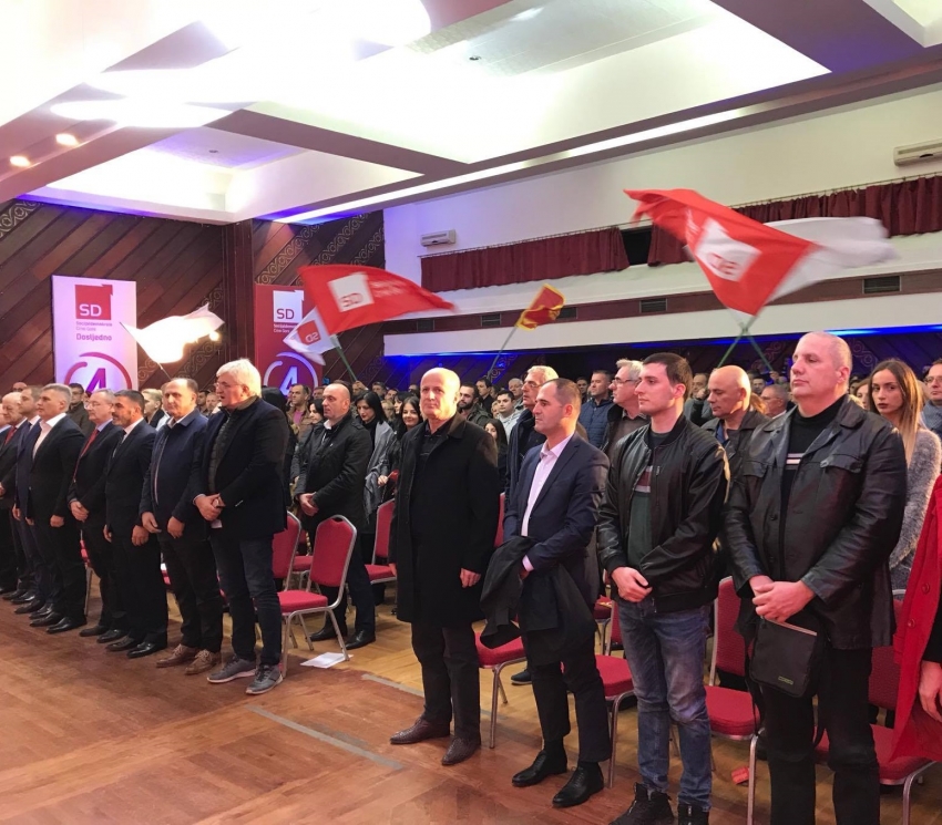 Završni skup u Prijestonici: Neće biti vlasti bez SD-a, Cetinjani će kazniti izdajnike