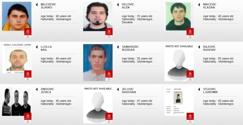 Na Interpolovoj ‘listi straha’ i 13 Crnogoraca. Evo ko su ti ‘žestoki momci’