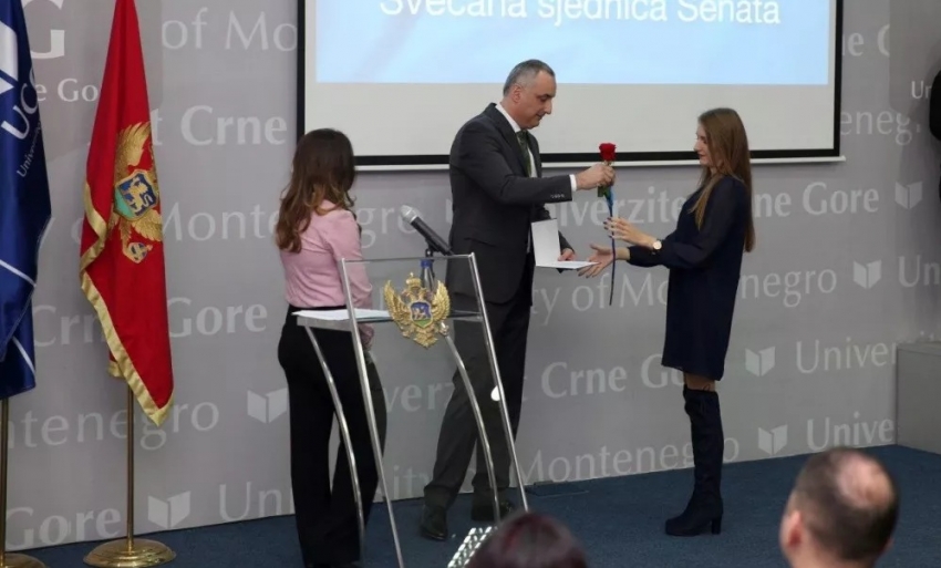 Na svečanoj sjednici Senata nagrađeni najbolji studenti i Institut za biologiju mora