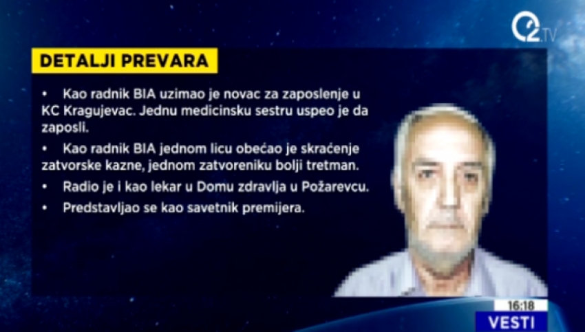 ”Uhvati me ako možeš” na srpski način: Kako je lažni ljekar, radnik BIA i savjetnik premijera pelješio narod