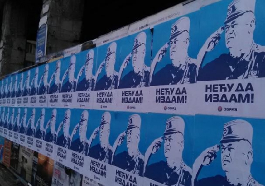 Beograd oblijepljen plakatima Ratka Mladića