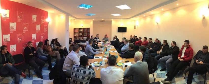 SD samostalno i u Ulcinju
