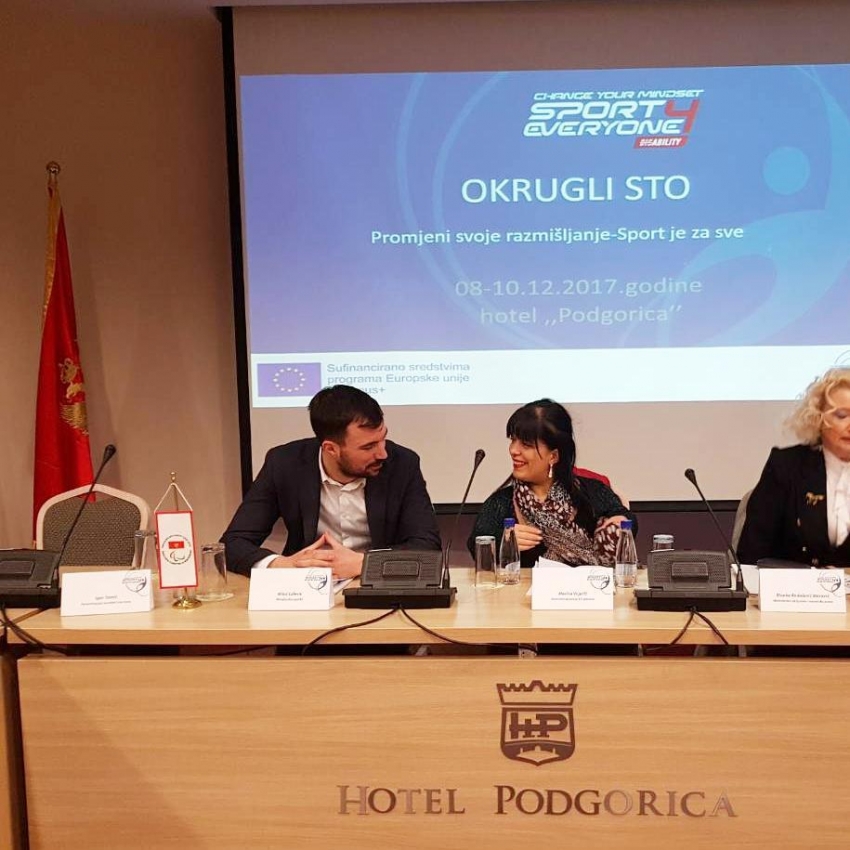 Vujačić: Uspjeh sportista s invaliditetom mjerilo uspjeha Crne Gore