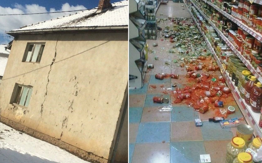 Posljedice zemljotresa: Velika materijalna šteta, porodice iz Plava morale da napuste domove