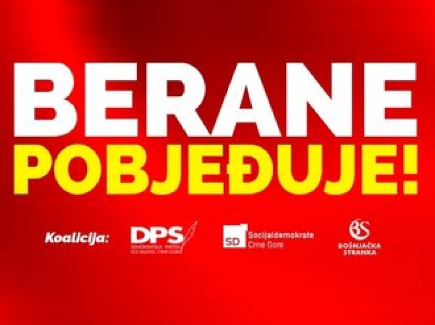 Koalicija DPS, SD, BS predala izbornu listu u Beranama
