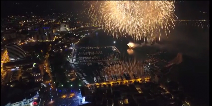 Spektakularan doček 2018. na trgovima crnogorskih gradova