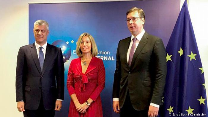 Mogerini: Vučić i Tači počeli razgovor, rade na sporazumu o Kosovu