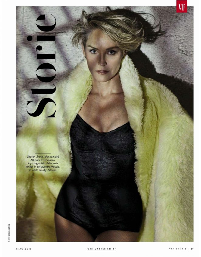 Šeron Stoun u negližeu na naslovnici Vanity fair magazina