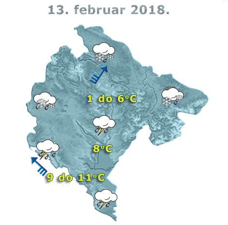 Kakva je prognoza dan uoči Valentinovog?