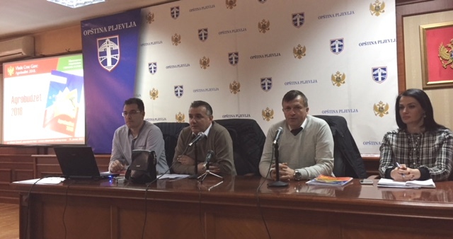 U Pljevljima predstavljen Agrobudžet za 2018. godinu