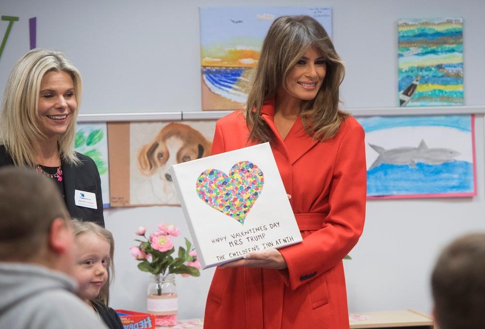 Dan zaljubljenih Melanija Tramp, proslavila bez supruga