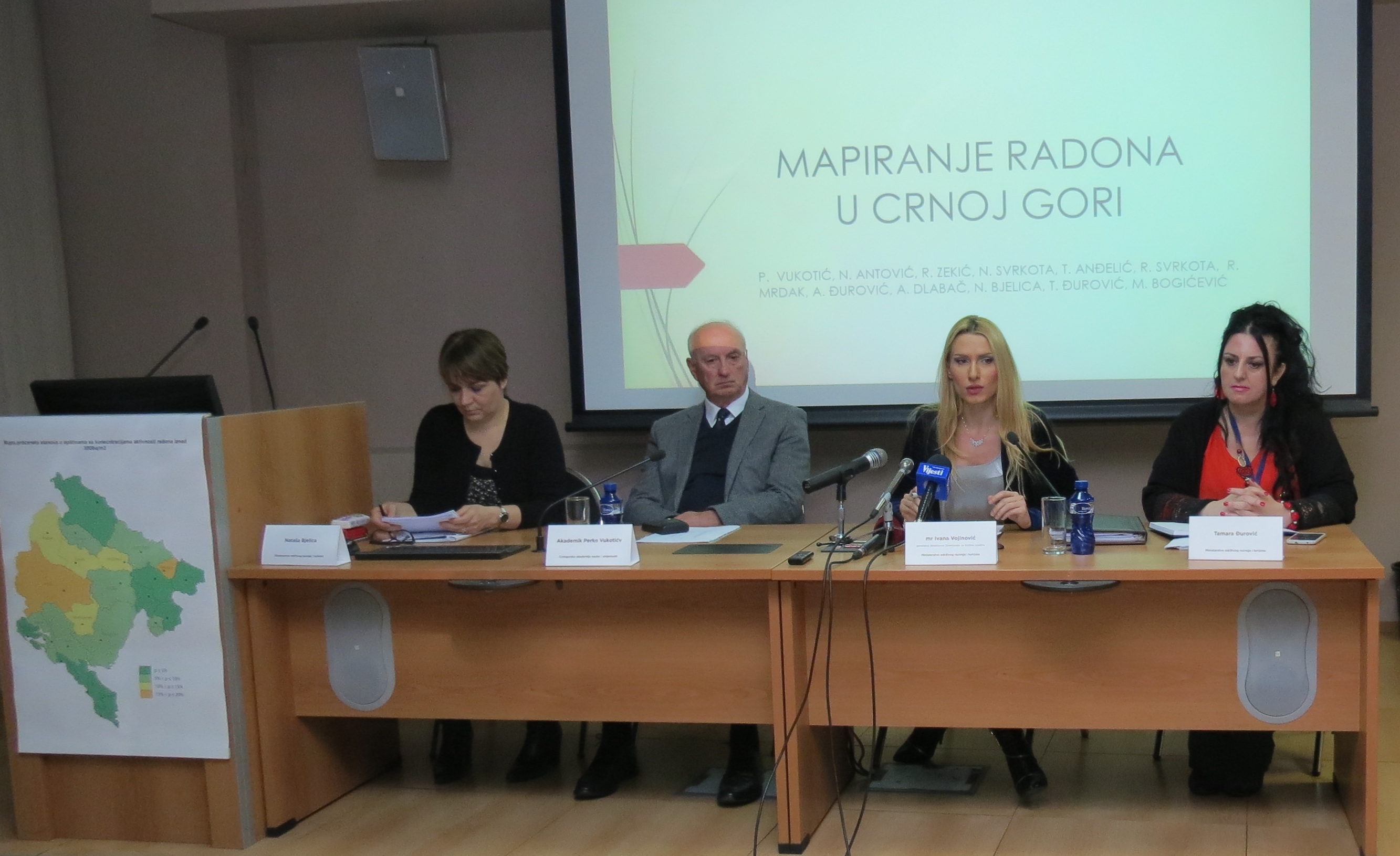 Ovo su rezultati projekta mapiranje radona u Crnoj Gori