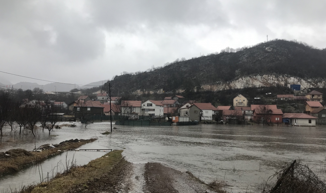 Cetinje: Za dva dana palo više kiše nego za cijeli januar