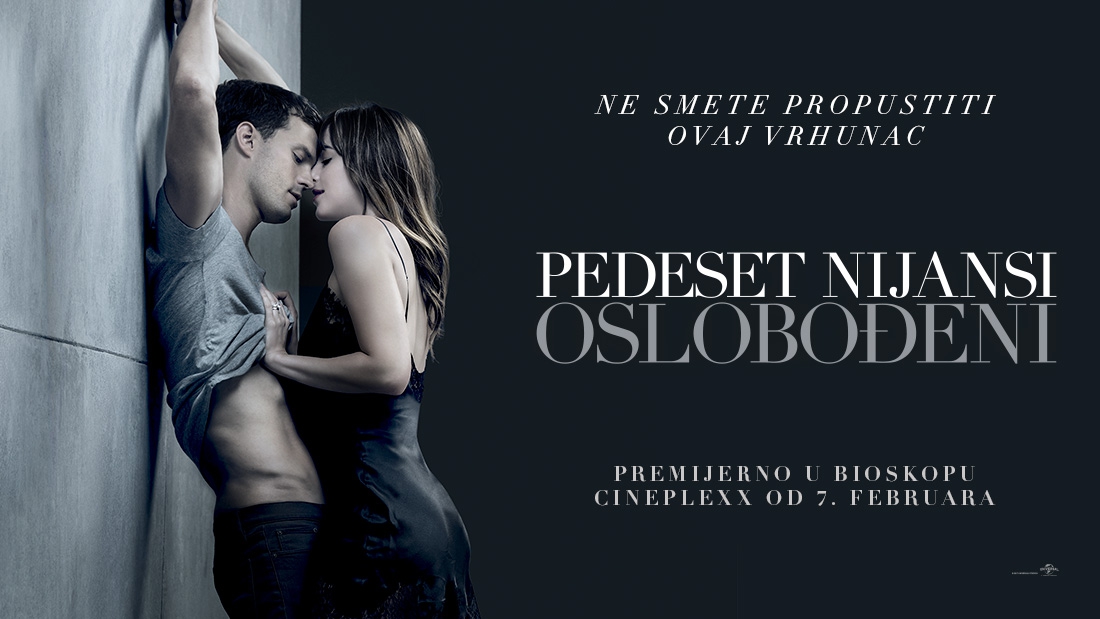 Cineplexx: Ogromno interesovanje za film “Pedeset nijansi: Oslobođeni”