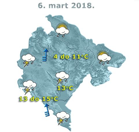 Kako da se obučete? Ovo je prognoza za 6. mart