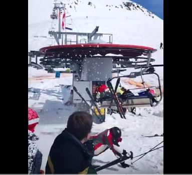 VIDEO – Haos na planini: Žičara naglo ubrzala i bacala skijaše na sve strane