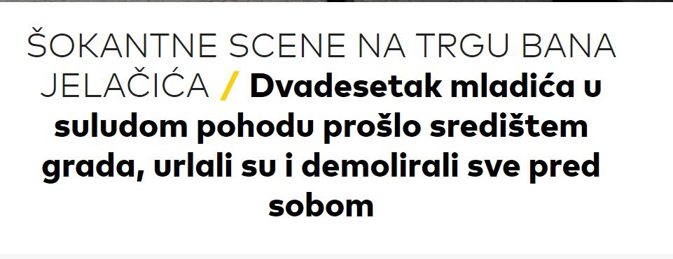 Varvari provocirali i demolirali u suludom pohodu: Ovako su hrvatski novinari izvijestili o haosu naših “navijača”