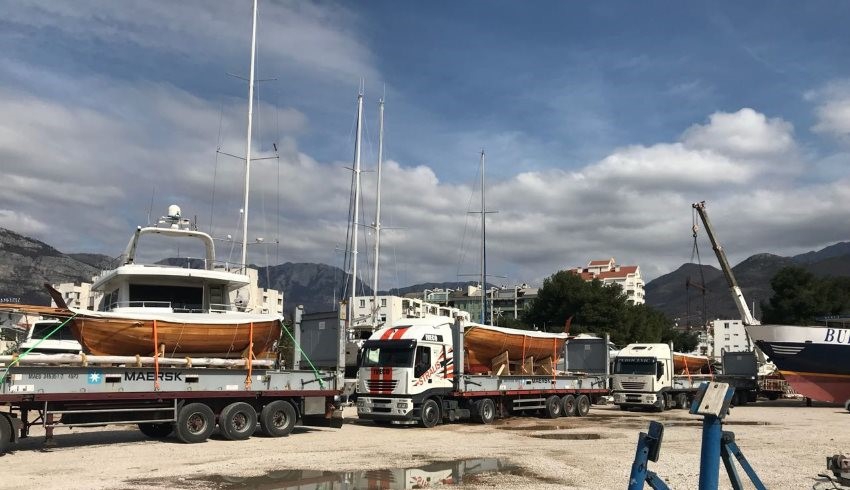 Tri jedrilice u Baru napravljene za kupca u Emiratima