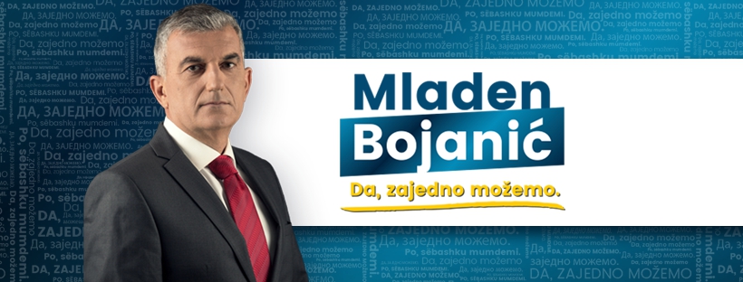 Bojanić krenuo u kampanju sa sloganom – “Da, zajedno možemo”