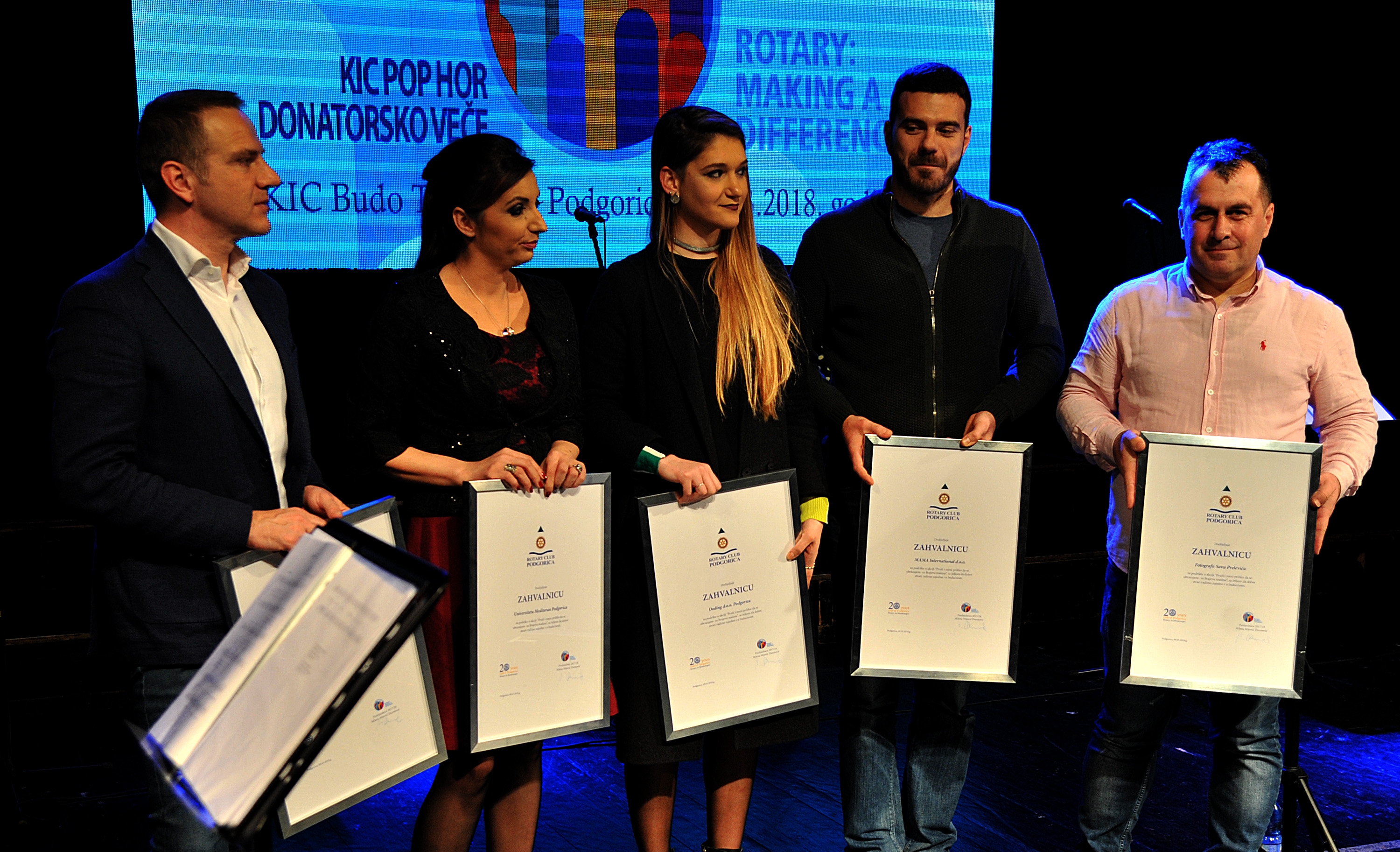Humanitarni koncert Rotari kluba, dodijeljene i nagrade