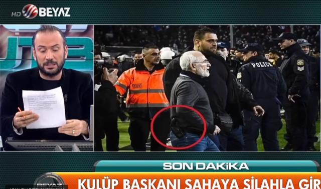 FOTO: Gazda PAOK-a s pištoljem na terenu, prijetio smrću sudiji!