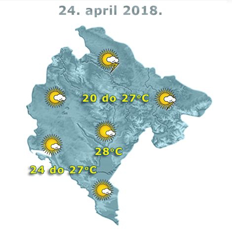 Ovo je prognoza vremena za utorak