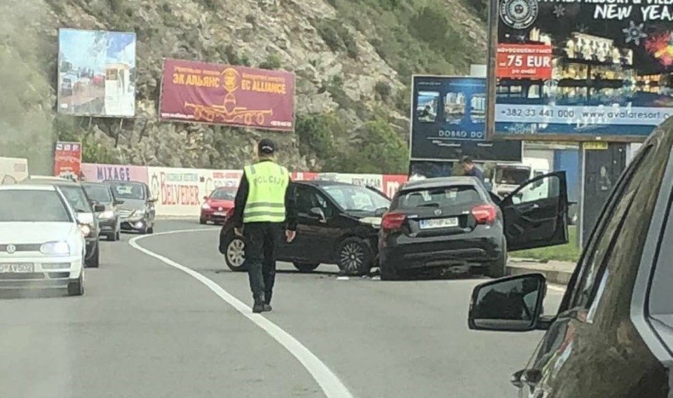 Udes u Budvi, dvoje povrijeđeno
