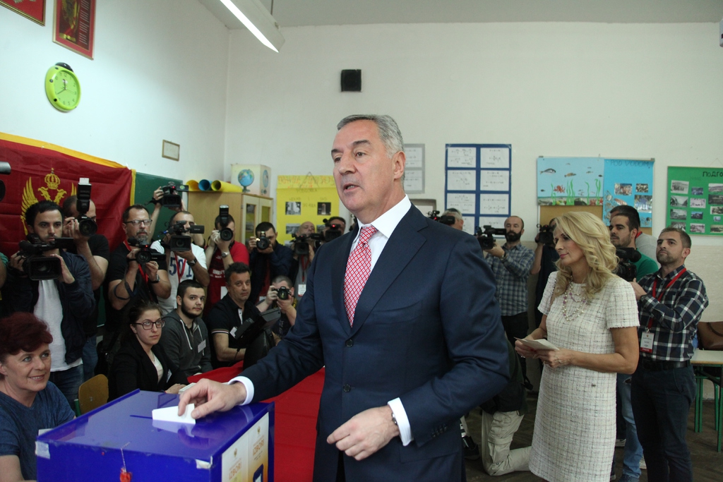 Glasao kandidat DPS-a Milo Đukanović
