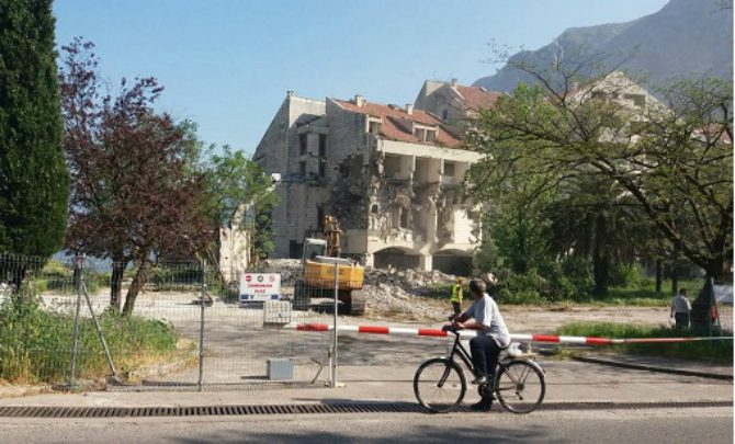Kotor: Počelo rušenje hotela Fjord