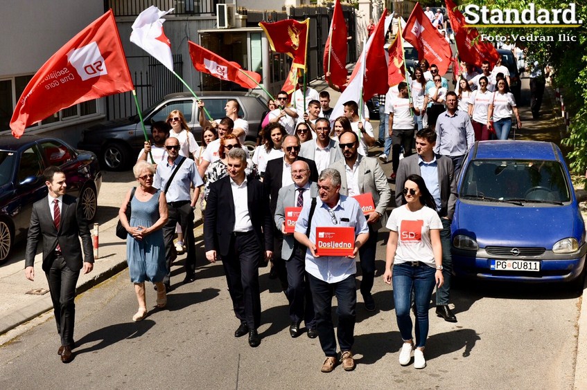 FOTO – Socijaldemokrate predale listu za Podgoricu: Bićemo značajan faktor vlasti