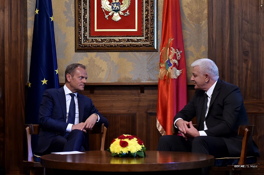 Tusk: Crna Gora bez sumnje u dobroj pregovaračkoj formi