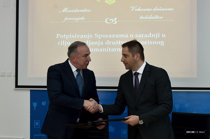 VDT i Ministarstvo prosvjete potpisali sporazum o obavljanju društveno-korisnog rada
