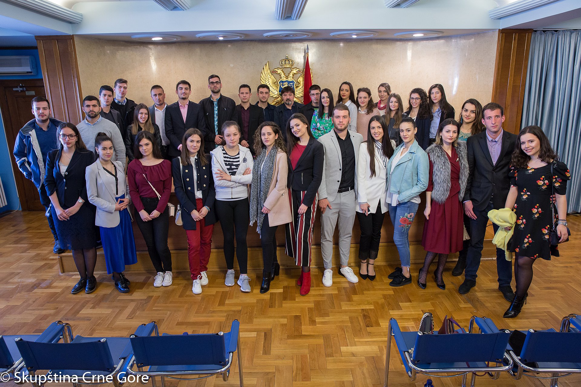 Miško Vuković dočekao studente u Skupštini