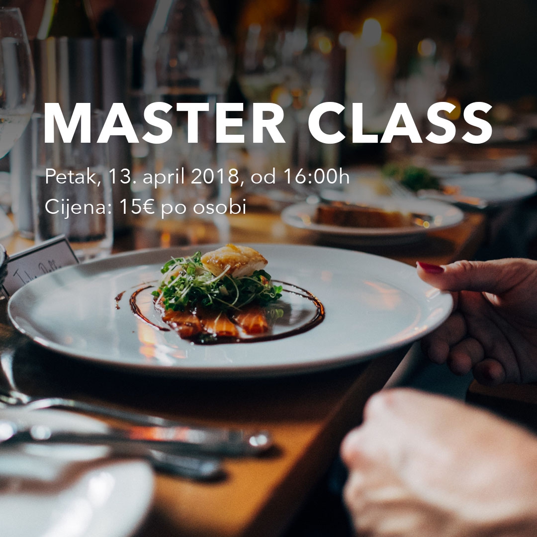 April u hotelu CentreVille: Naučite kako da kuvate na Master Class-u