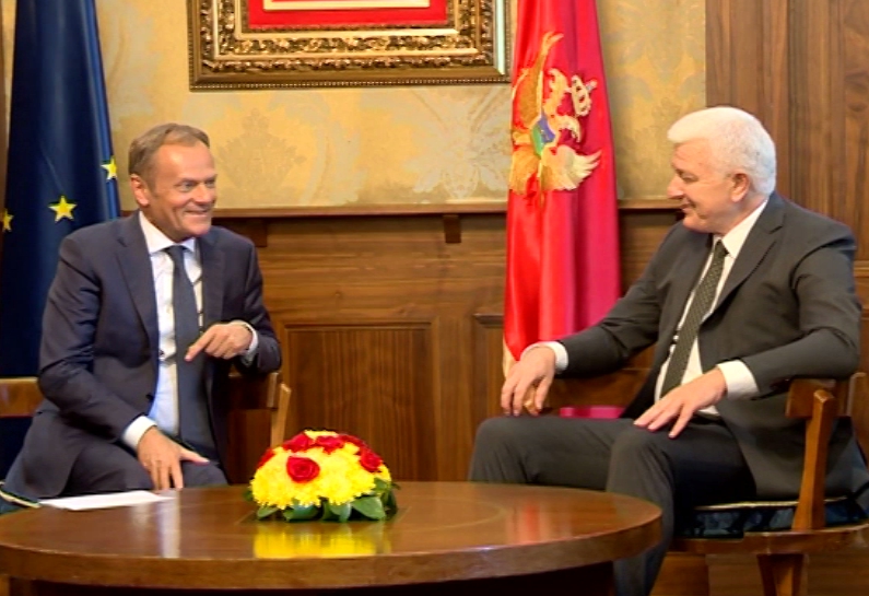 VIDEO: Donald Tusk stigao u Crnu Goru