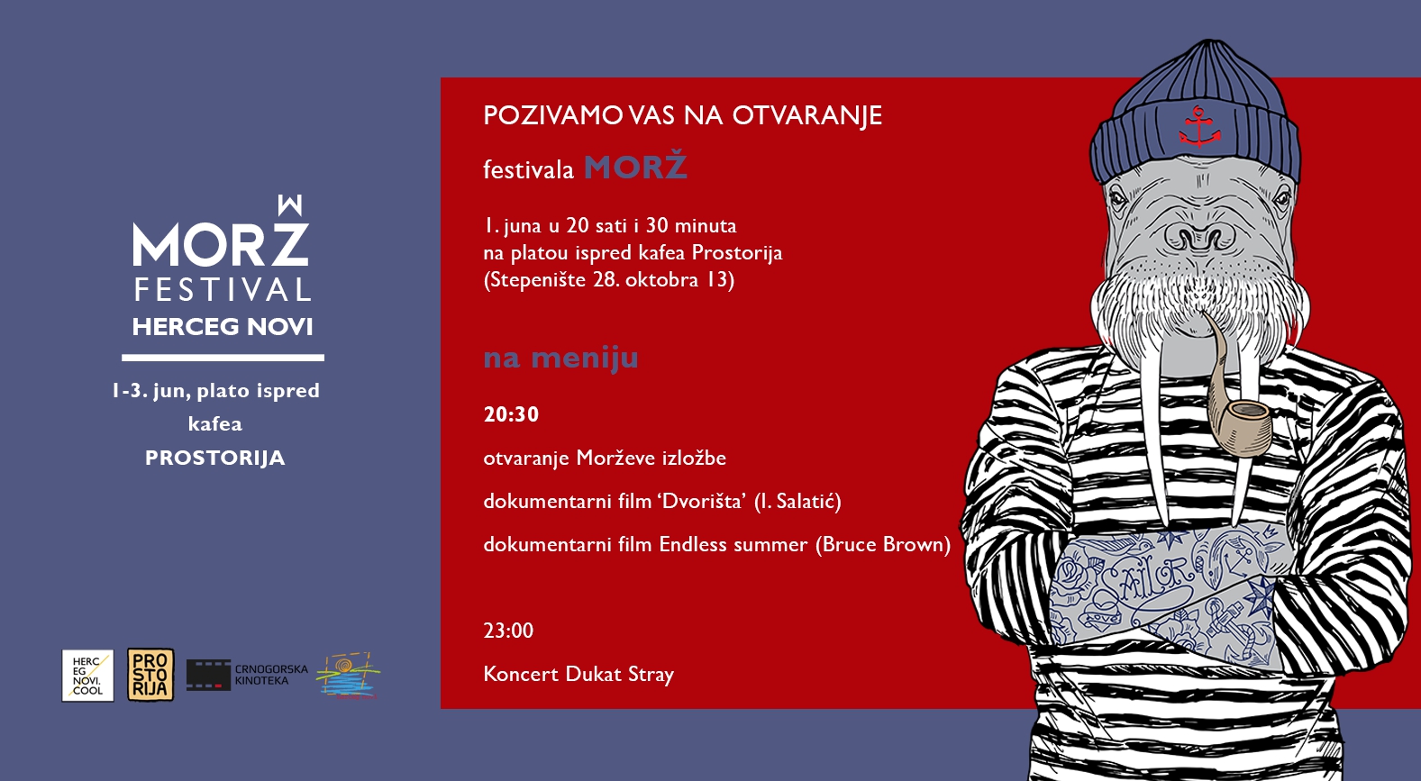 Festival u Herceg Novom MORŽ počinje sjutra: Vizuelne umjetnosti i dokumentarni filmovi do 3. juna