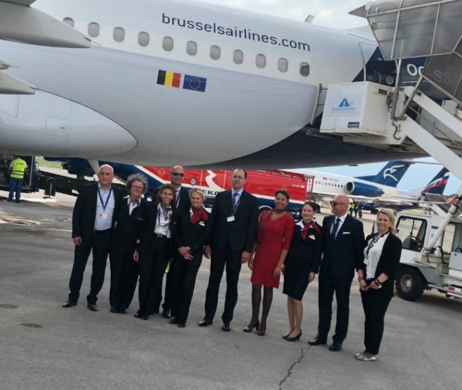 Prvi avion Brussels Airlinesa sletio u Tivat, svi putnici žene