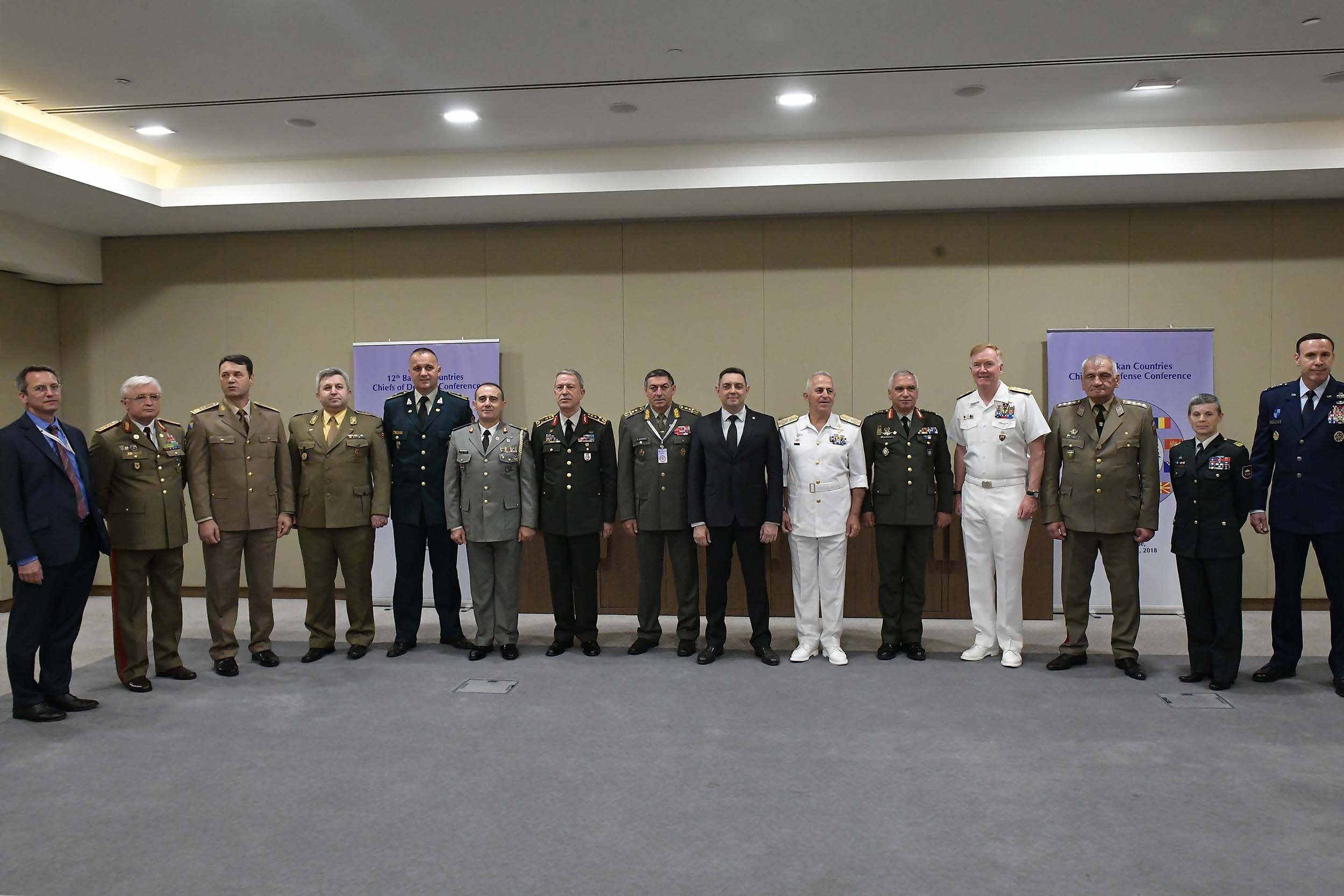 Brigadni general Daković na Konferenciji načelnika generalštabova država Balkana