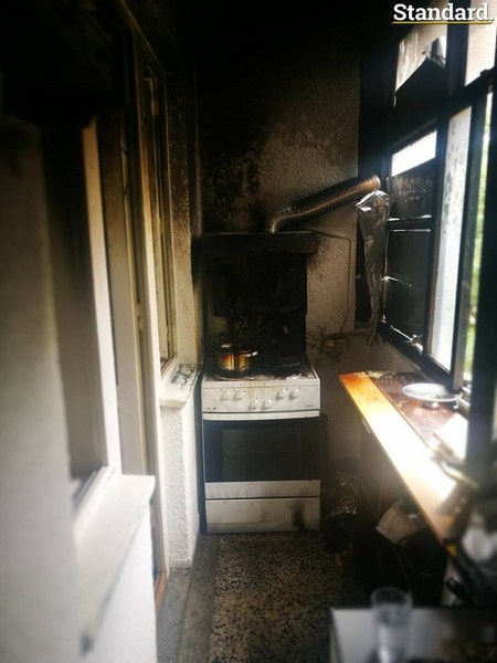 FOTO – Podgoričanin bio u stanu kad je buknuo požar: Najvažnije – živa glava na ramenima