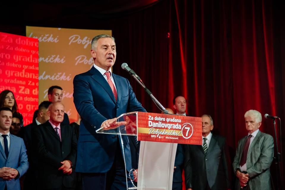 Đukanović u Danilovgradu: Došlo je vrijeme za prevazilaženje podjela, antidržavna politika doživjela poraz