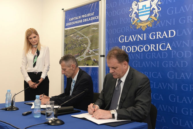 Potpisan ugovor za novi most na Morači, radovi na Jugozapadnoj obilaznici mogu da počnu