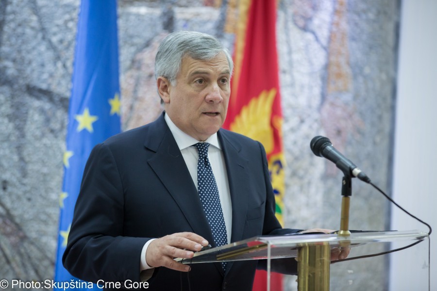 Tajani: Crna Gora i Srbija mogu u EU do 2025.