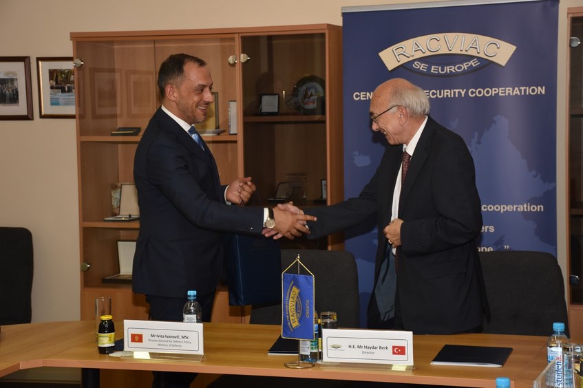 Ivanović u posjeti sjedištu Centra za bezbjednosnu saradnju: Crna Gora će nastaviti da podržava rad RACVIAC-a