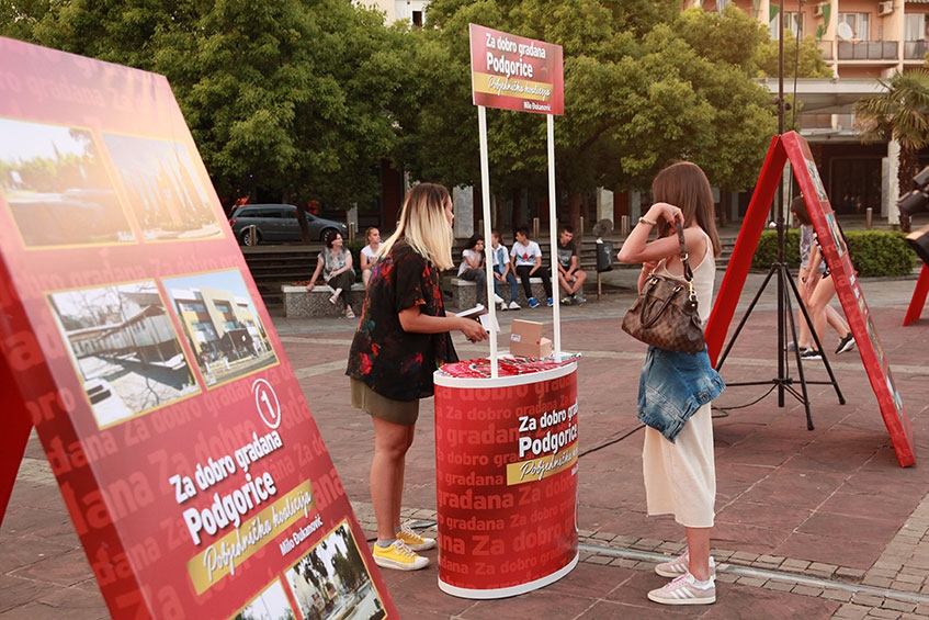 Mladi DPS-a organizovali izložbu „Podgorica nekad i sad“: Sveobuhvatna transformacija Glavnog grada